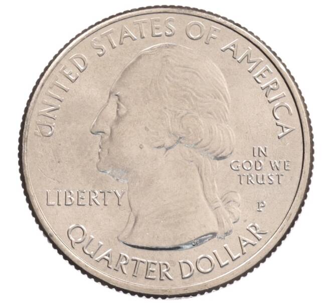 Монета 1/4 доллара (25 центов) 2017 года Р США «Национальные парки — №40 Национальный исторический парк имени Джорджа Р. Кларка» (Артикул: M2-6829) — Фото №2