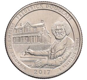 1/4 доллара (25 центов) 2017 года D США «Национальные парки — №37 Национальное историческое место Фредерика Дугласа»