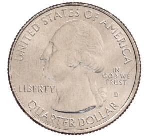 1/4 доллара (25 центов) 2017 года D США «Национальные парки — №37 Национальное историческое место Фредерика Дугласа»