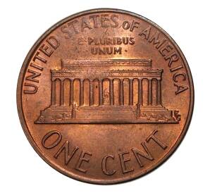 1 цент 1973 года D США — Фото №2