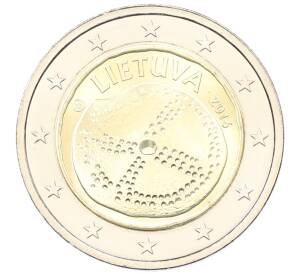 2 евро 2016 года Литва «Балтийская культура» — Фото №1