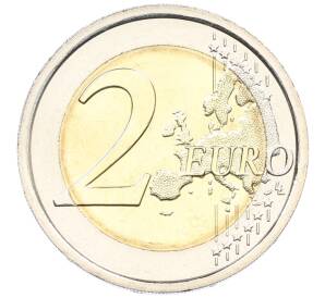 2 евро 2015 года Италия «30 лет флагу Европейского союза» — Фото №2