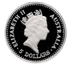 5 долларов 1989 года Австралия «Австралийская Коала» — Фото №2