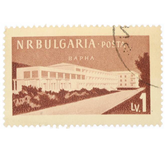 Почтовая марка 1 лев 1959 года Болгария «Болгарские объекты и места для отдыха — Варна» (Артикул: P2-0798) — Фото №1