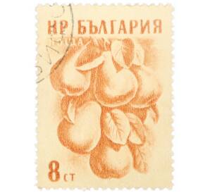 Почтовая марка 8 стотинок 1957 года Болгария «Груши»