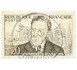 Почтовая марка 0.2 франка 1960 года Франция «Пьер де Нольяк» — Фото №1