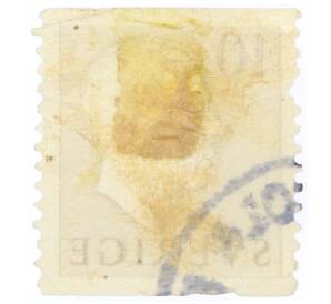 Почтовая марка 10 эре 1954 года Швеция — Фото №2