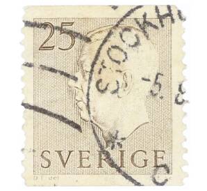 Почтовая марка 25 эре 1957 года Швеция — Фото №1