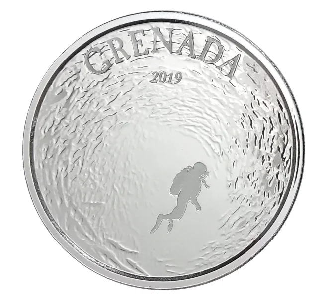 Монета 2 доллара 2019 года Восточные Карибы — Гренада (Артикул M2-33378)