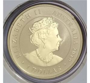 1 доллар 2019 года Австралия — 100 лет первого полета из Англии в Австралию в подарочном конверте с маркой — Фото №2