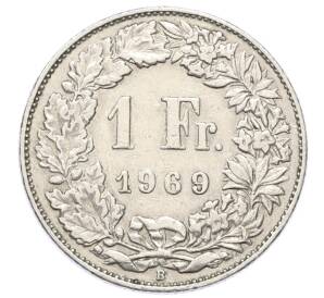 1 франк 1969 года Швейцария — Фото №1