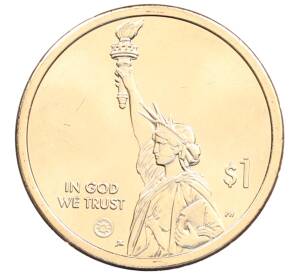 1 доллар 2025 года (P) США «Американские инновации — Космический центр имени Линдона Джонсона» — Фото №2