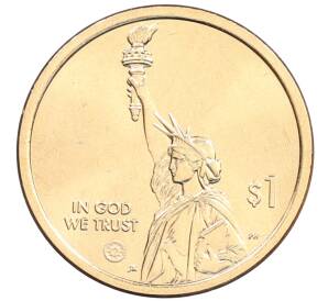 1 доллар 2025 года (D) США «Американские инновации — Космический центр имени Линдона Джонсона» — Фото №2