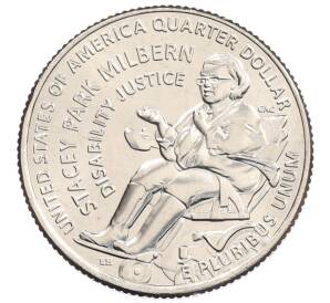 1/4 доллара (25 центов) 2025 года P США «Американские женщины — Стейси Парк Милберн» — Фото №1