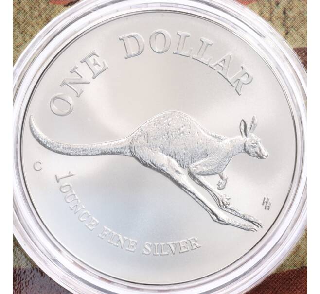 Монета 1 доллар 1994 года Австралия «Австралийский кенгуру» (в блистере) (Артикул: M2-90946) — Фото №1