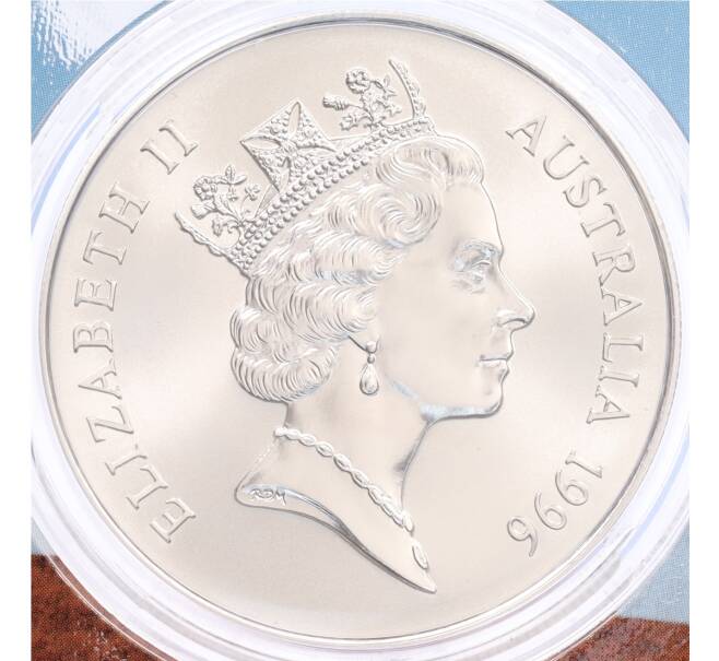 Монета 1 доллар 1996 года Австралия «Австралийский кенгуру» (в блистере) (Артикул: M2-90948) — Фото №2