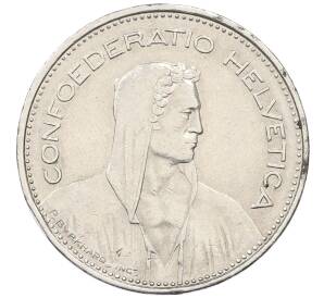 5 франков 1984 года Швейцария — Фото №2