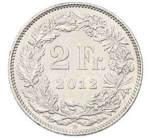 2 франка 2012 года B Швейцария — Фото №1