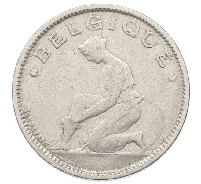Монета 1 франк 1929 года Бельгия (Надпись на французском — BELGIQUE) (Артикул: M2-90967) — Фото №2