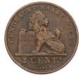 Монета 2 сантима 1911 года Бельгия (Надпись на голландском (DER BELGEN) (Артикул: M2-90985) — Фото №1