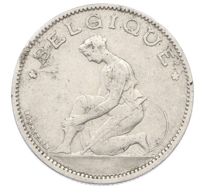 Монета 1 франк 1930 года Бельгия (Надпись на французском — BELGIQUE) (Артикул: M2-90990) — Фото №2