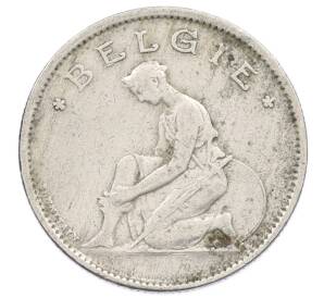 1 франк 1929 года Бельгия (Надпись на голландском — BELGIE) — Фото №2