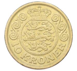 10 крон 2002 года Дания — Фото №2