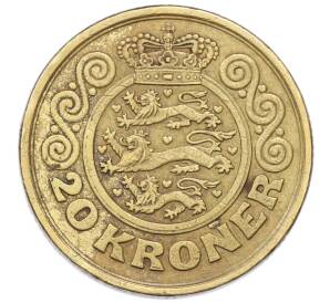 20 крон 1990 года Дания — Фото №2