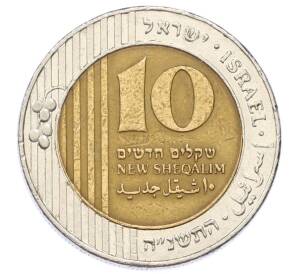 10 новых шекелей 1995 года (JE 5755) Израиль — Фото №1