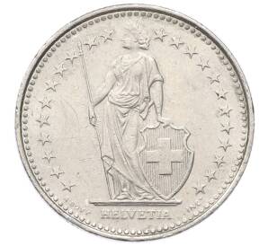 1/2 франка 1987 года Швейцария — Фото №2