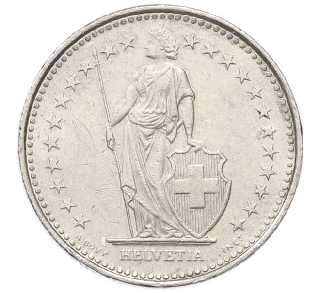 Монета 1/2 франка 1987 года Швейцария (Артикул: T11-27951) — Фото №2