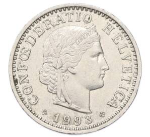 20 раппенов 1993 года Швейцария — Фото №1