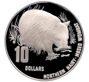 10 долларов 1998 года Австралия «Вомбат» — Фото №1