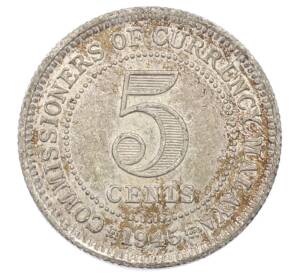 5 центов 1945 года Малайя — Фото №1