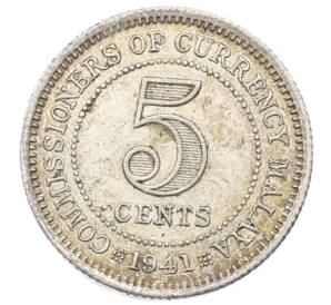5 центов 1941 года Малайя — Фото №1