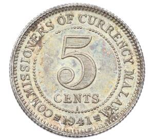 5 центов 1941 года I Малайя — Фото №1