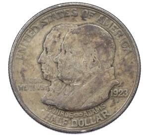 1/2 доллара (50 центов) 1923 года S США «100 лет Доктрине Монро» — Фото №1