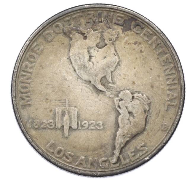 Монета 1/2 доллара (50 центов) 1923 года S США «100 лет Доктрине Монро» (Артикул: M2-91044) — Фото №2