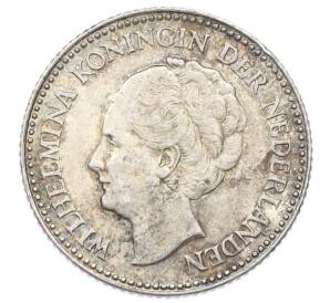 1/2 гульдена 1929 года Нидерланды — Фото №2