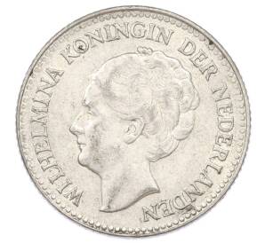 1/2 гульдена 1930 года Нидерланды — Фото №2