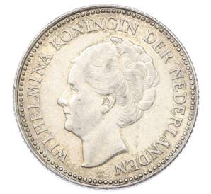 1/2 гульдена 1929 года Нидерланды — Фото №2