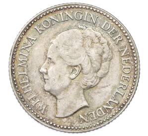 1/2 гульдена 1929 года Нидерланды — Фото №2