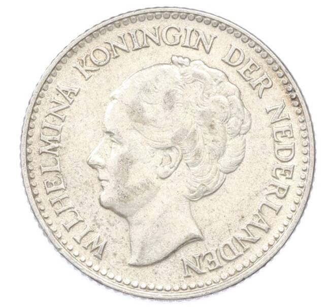 Монета 1/2 гульдена 1930 года Нидерланды (Артикул: M2-91070) — Фото №2