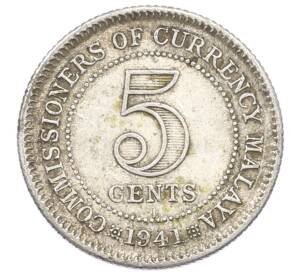5 центов 1941 года I Малайя — Фото №1