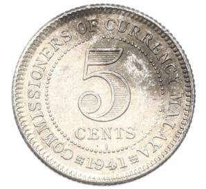 5 центов 1941 года I Малайя — Фото №1