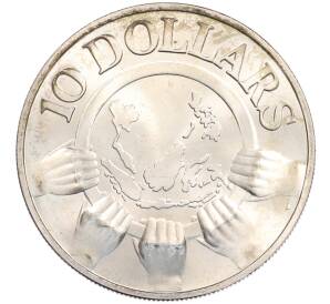 10 долларов 1977 года Сингапур «10 лет АСЕАН» — Фото №1
