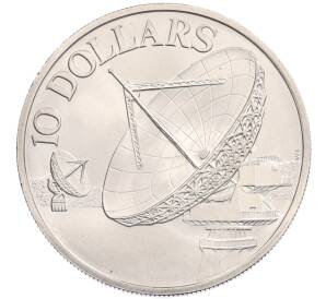 10 долларов 1979 года Сингапур «Спутники связи» — Фото №1