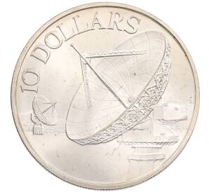 10 долларов 1978 года Сингапур «Спутники связи» — Фото №1