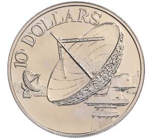 10 долларов 1980 года Сингапур «Спутники связи» — Фото №1