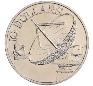 10 долларов 1980 года Сингапур «Спутники связи» — Фото №1
